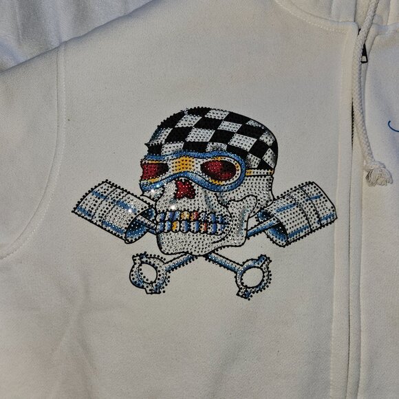 Vintage Ed Hardy Skull Hoodie - Picture 7 of 16